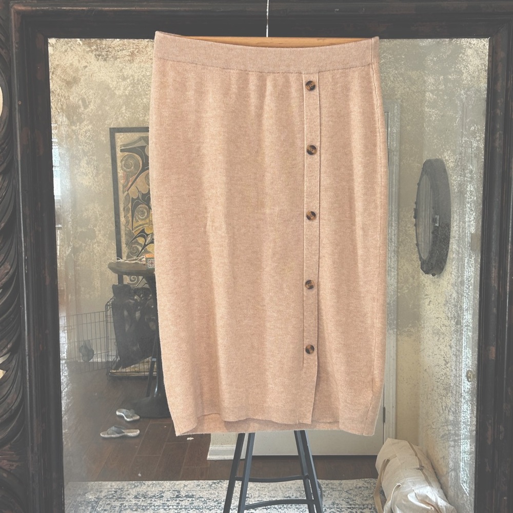 Polagram knit skirt